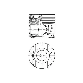 Motor automobilu Píst KOLBENSCHMIDT 41712600