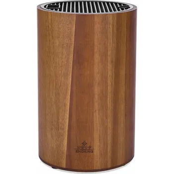 Stojan na nože Stojan na nože ENOKING 1 cm, hnědé dřevo