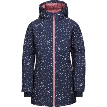Dívčí oblečení Dětský softshellový kabát s membránou ALPINE PRO ILEMO 104/110 Tmavě modrá, Růžová