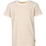 Dětské triko NAX ASEFO 140/146 Béžová, Bílá