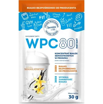 Protein Protein syrovátkový koncentrát - WPC Spomlek prášek 30 g vanilková příchuť