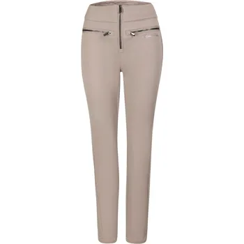 Snowboardové kalhoty Dámské lyžařské softshellové kalhoty s membránou ALPINE PRO UFEDA 2 béžová XL