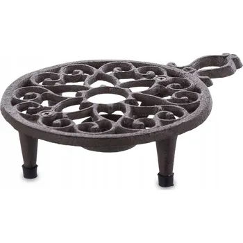 Ohřívač kulatý 16 cm litinový černý stolní