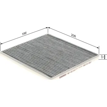 Kabinový filtr Filtr vzduchu v interiéru BOSCH 1 987 435 516