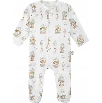 Kojenecký overall Overal rozepínací overal bavlna 68 cm Lunapark Bonjour Cherie