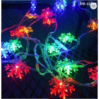 Vánoční dekorace Vánoční LED řetěz hvězdičky 20 LED 3m RGB