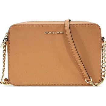 Kabelka Michael Kors Kabelka Jet Set Large Saffiano Leather Crossbody Acorn