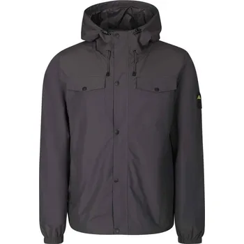 Pánská větrovka Pánská přechodová bunda NAX IKEL L Tmavě šedá