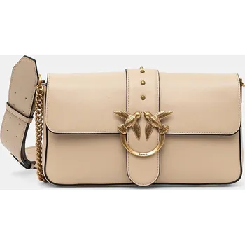 Kabelka Kožená kabelka Pinko 104524.A0QO béžová 08X, vel. ONE SIZE