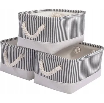 Úložný box MANGATA Úložné boxy na hračky a knihy, 3 kusy