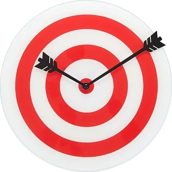 Hodiny Nástěnné hodiny Balvi Target 27641 červená 33A