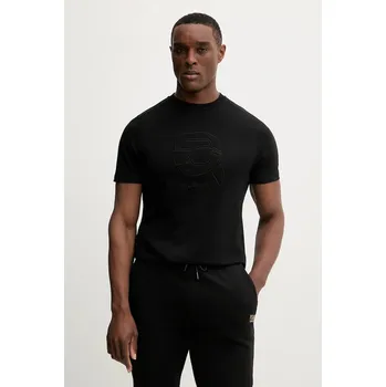 Pánské tričko Bavlněné tričko Karl Lagerfeld 561224.755052 černá 99X, vel. 3XL