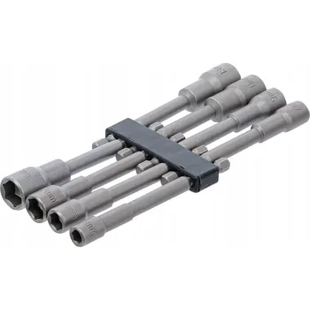 Klíč Sada magnetických nástrčných klíčů 6-13 mm, šestihranné, prodloužené, 1/4" pro vrtačku, 8 ks