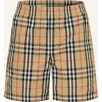 Pánské plavky Burberry Plavky, béžová / červená / černá