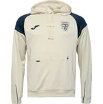 Pánská mikina Joma FED. FUTBOL RUMANÍA FREE TIME HOODIE 2XL Béžová, Tmavě modrá