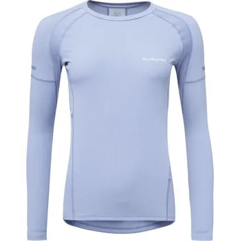 Dámské performance triko s dlouhým rukávem Klimatex DEFAR XS Světle modrá, Bílá