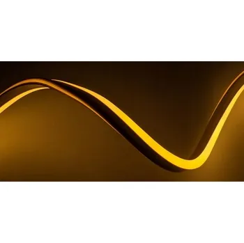 LED osvětlení NEON LED pásek 12V 8X16 PVC 1M ZLATÁ ŽLUTÁ IP67