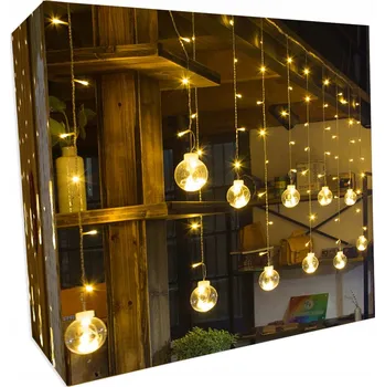 Vánoční dekorace Světelný závěs Sternhoff baňka 101 - 200 světýlek