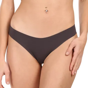 Kalhotky Dámské kalhotky brazilky Syvela bezešvé šedé (2018-antracit) XL Možnost vrácení zboží ZDARMA do 120 dnů!