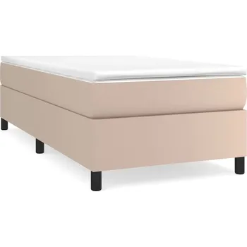 Postel Kontinentální postel cappuccino s matrací 203 x 80 x 35 cm, 80 x 200 x 20