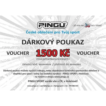 Tělový krém Dárkový pokaz / Voucher 1500