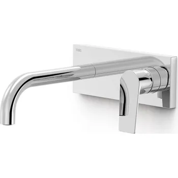 Vodovodní baterie Stojánková umyvadlová baterie Tres stříbrná