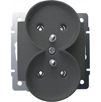 Elektrická zásuvka Nástěnná Elektrická Zásuvka Kanlux , šedá