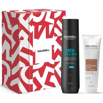 Kosmetická sada Dárková sada péče o vlasy Goldwell pro muže šampon a vosk