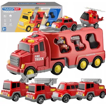 autíčko NÁKLADNÍ AUTO AUTOPŘEPRAVNÍK VOZIDLA AUTA AUTÍČKA SADA AUTO LETADLO TAXI AUTA 5V1