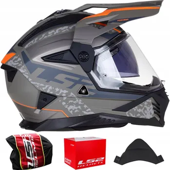 Helma na motorku PŘILBA ADVENTURE LS2 MX702 PIONEER II 2 DEVOR SAND MATT PÍSKOVÁ, velikost XL