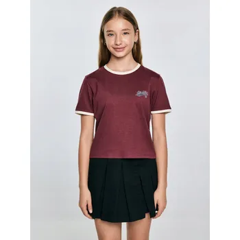 BIG STAR DÍVČÍ TRIČKO BORDÓ KOLA 604 152