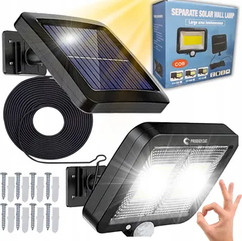 Venkovní osvětlení Solární Lampa Zahradní s Pohybovým Čidlem Venkovní Halogen Prodigy.Cat Suno