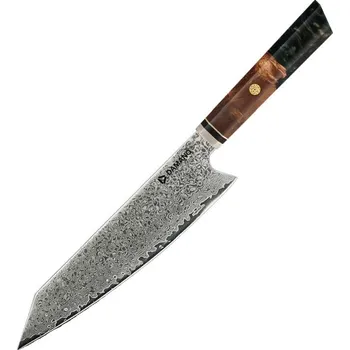 Kuchyňský nůž Damano DAMANO® nůž šéfkuchařský Kiritsuke EMERALD DMS-205G (8")