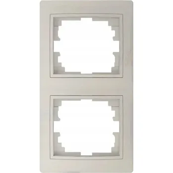 vypínač Dvojitý Rámeček Kanlux béžový