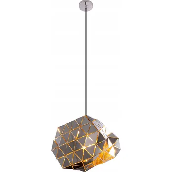 Designová závěsná lampa COMET, chromová, kovová, průměr: 30 cm