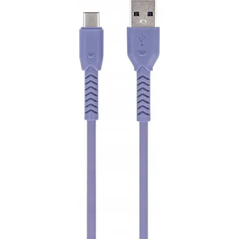 Datový kabel Kabel Maxlife USB - USB 3.1 typ C 1 m fialový