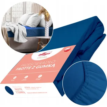 Prostěradlo Froté prostěradlo s gumou 120x200 chrpa