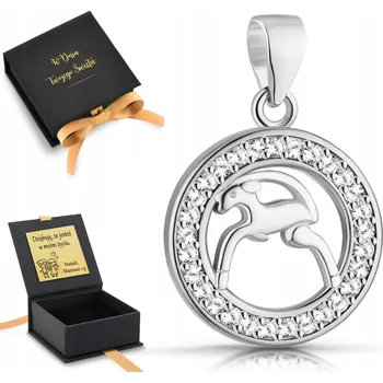 Přívěsek Stříbrný přívěsek na řetízek znak zodiaku KOZIOROZEC přívěsek 925