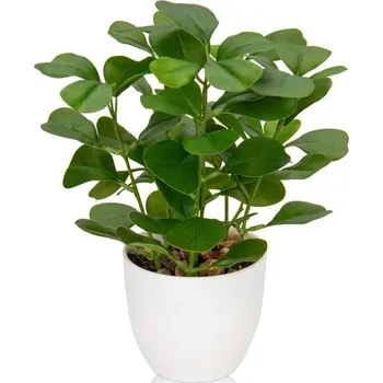 Zahradní dekorace Briful umělá rostlina jako skutečný umělý fíkus v květináči Malá dekorativní rostlina na parapet