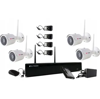 Bezpečnostní kamera SADA Wi-Fi MONITORINGU 4 Kamery FULL HD 2Mpx HDD