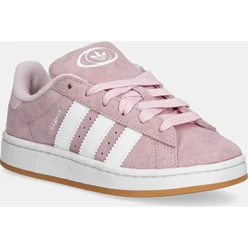 Chlapecké tenisky Dětské semišové sneakers boty adidas Originals CAMPUS 00s JP5507 růžová 30X, EUR 29