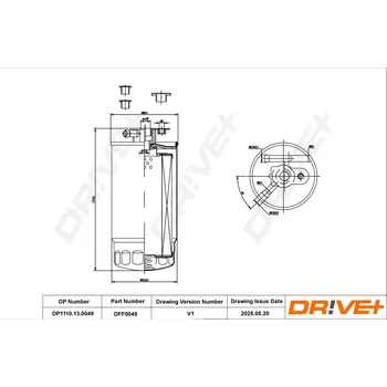 Palivový filtr Palivový filtr Dr!ve+ DP1110.13.0049