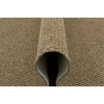 Koberec KOBEREC SMYČKOVÝ HNĚDÝ BÉŽOVÝ DO LOŽNICE NA MÍRU RUBENS 200x200 cm