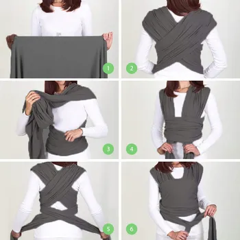 HYADIERTECH Elastické nosítko Pro Miminka do 15 kg