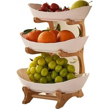 Obraz Koš na ovoce bambusový hnědý