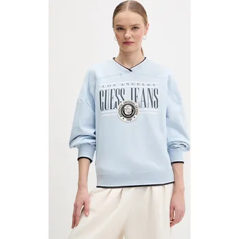 Dámská mikina Bavlněná mikina Guess Jeans W6RQ09.K68I4 modrá 05X, vel. S