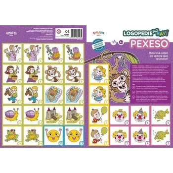 Logopedie mě baví Pexeso - Motorická cičení pro správný vývoj výslovnosti