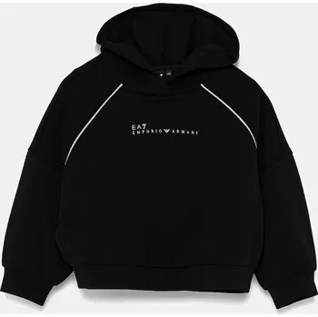 Chlapecká mikina Dětská mikina EA7 Emporio Armani 7G000038.AF12501 černá 99X, vel. 130