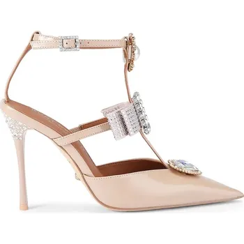 Dámské lodičky Kožené lodičky Kurt Geiger London Bow Point Gladiator Court 5382324309 béžová 80X, EUR 39