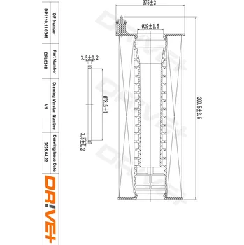 Olejový filtr Olejový filtr Dr!ve+ DP1110.11.0348
